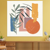 gewitterte Formen und Stiele Leinwanddruck (Insitu (Wohnzimmer))