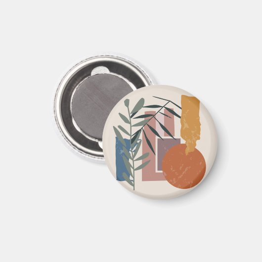 gewitterte Formen und Stiele Magnet (Vorderseite/Rückseite)