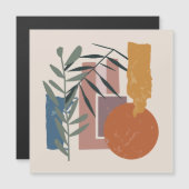 gewitterte Formen und Stiele Magnetkarte (Vorne/Hinten)