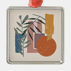 gewitterte Formen und Stiele Ornament Aus Metall