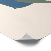 gewitterte Formen und Stiele Poster (Ecke)