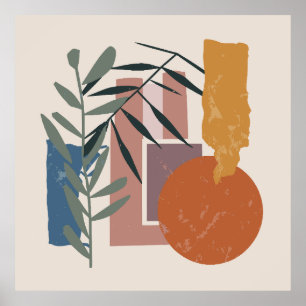 gewitterte Formen und Stiele Poster