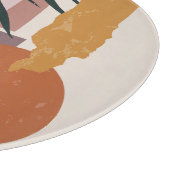 gewitterte Formen und Stiele Schneidebrett (Ecke)