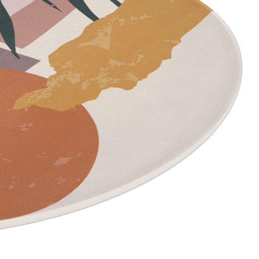 gewitterte Formen und Stiele Schneidebrett (Ecke)