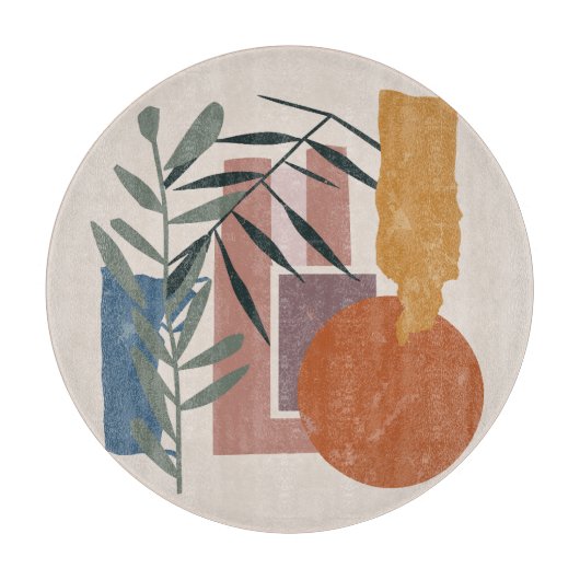 gewitterte Formen und Stiele Schneidebrett (Vorderseite)