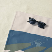 gewitterte Formen und Stiele Strandtuch (Beispiel)
