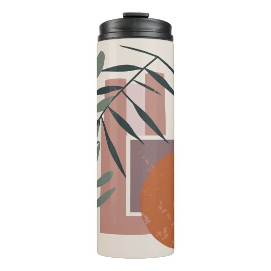 gewitterte Formen und Stiele Thermosbecher (Vorderseite)