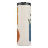 gewitterte Formen und Stiele Thermosbecher (Rückseite)