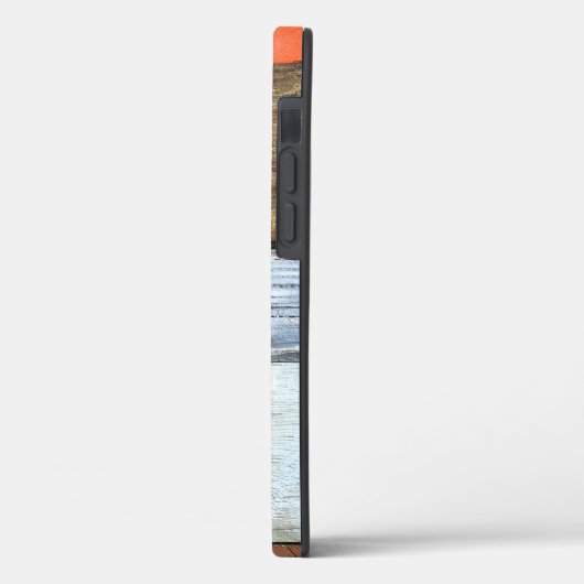 Gewitterte Holzplanks Case-Mate iPhone Hülle (Rückseite / Links)