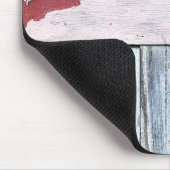 Gewitterte Holzplanks Mousepad (Ecke)
