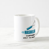 Gewitterte Kartoffel Kaffeetasse (VorderseiteRechts)