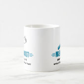 Gewitterte Kartoffel Kaffeetasse (Mittel)