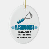 Gewitterte Kartoffel Keramikornament (Rechts)