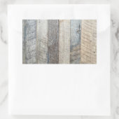 Gewitterte Motherboards Holzputz Hintergrund Textu Rechteckiger Aufkleber (Tasche)