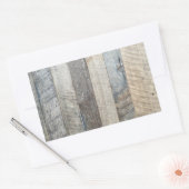 Gewitterte Motherboards Holzputz Hintergrund Textu Rechteckiger Aufkleber (Umschlag)