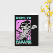 Gewitterte Reaktionen auf die versagte Gewichtszun Karte (Gelbe Blume)