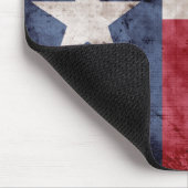 gewitterte Texasflagge; Mousepad (Ecke)