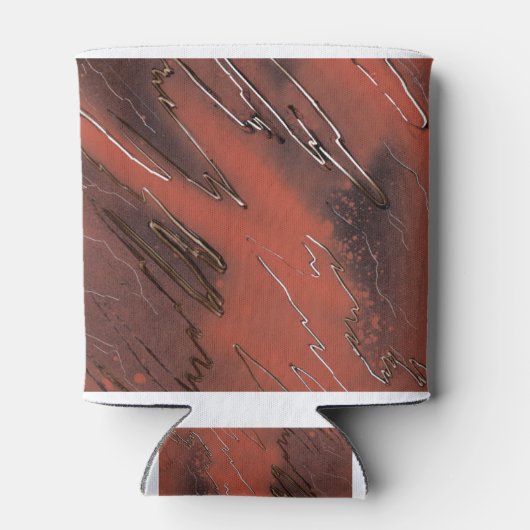 Gewitterte Textur Dosenkühler (Rückseite)