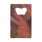 Gewitterte Textur Geldbeutel Flaschenöffner (Vorderseite)