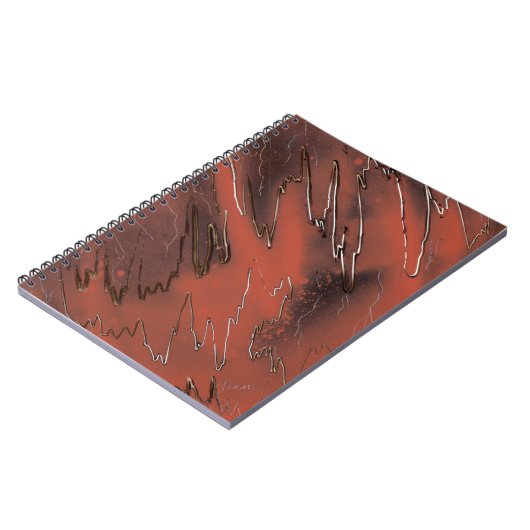 Gewitterte Textur Notizblock (Linke Seite)