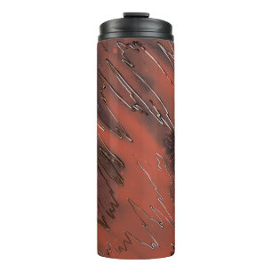 Gewitterte Textur Thermosbecher