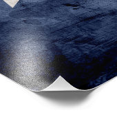 Gewitterte Vintage Flagge des Staates Texas Fotodruck (Ecke)