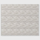 Gewitterte Weißholzplanks Geschenkpapier (Flach)