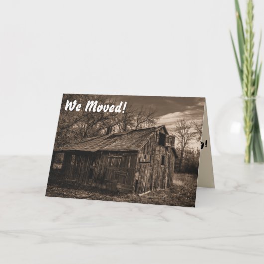 Gewitterte Wohnungswärmung/Bewegung Einladung (Vorderseite)