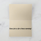 Gewitterte Wohnungswärmung/Bewegung Einladung (Innenseite)