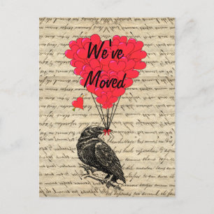 Gewitterter Ankündigungspostkarte