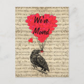 Gewitterter Ankündigungspostkarte (Vorderseite)