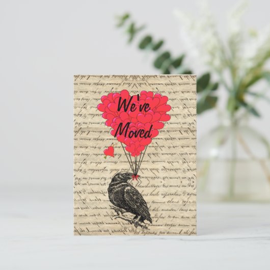 Gewitterter Ankündigungspostkarte (Stehend Vorderseite)