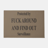 Gewitterter geschützt durch F A F O Überwachung Fußmatte (Vorderseite)