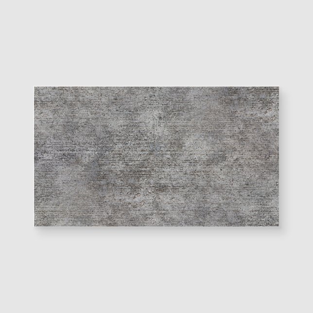 Gewitterter Gray Cement Sidewalk Magnetkarte (Vorderseite)