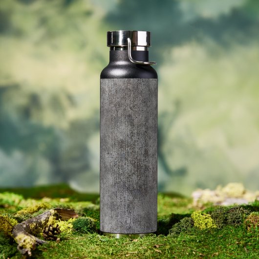 Gewitterter Gray Cement Sidewalk Trinkflasche (Außenbereich)