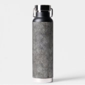 Gewitterter Gray Cement Sidewalk Trinkflasche (Vorne)