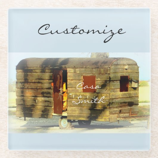 Gewitterter-Holzanhänger Thunder_Cove Glasuntersetzer (Vorderseite)