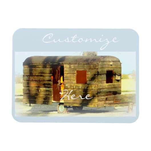 Gewitterter-Holzanhänger Thunder_Cove Magnet (Horizontal)
