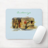 Gewitterter-Holzanhänger Thunder_Cove Mousepad (Mit Mouse)