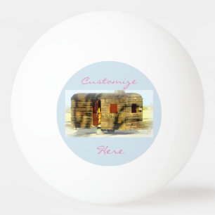 Gewitterter-Holzanhänger Thunder_Cove Tischtennisball