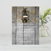 Gewitterter-Junggeselinnen-Abschied Einladung (Stehend Vorderseite)