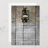 Gewitterter-Junggeselinnen-Abschied Einladung (Vorne/Hinten)