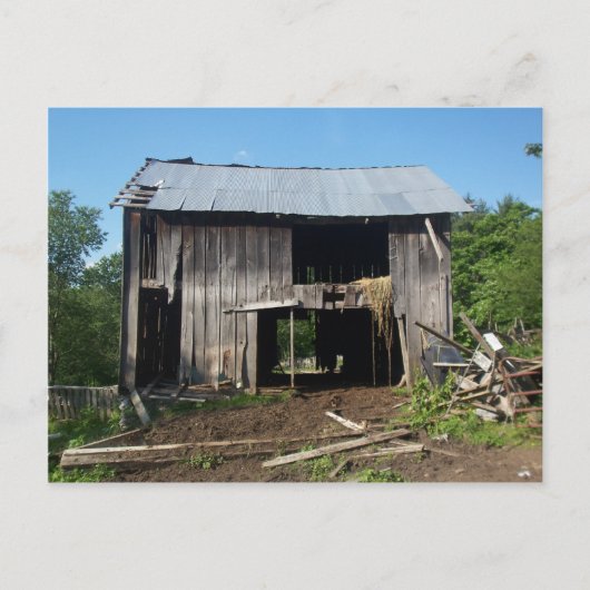 Gewitterter Postkarte (Vorderseite)
