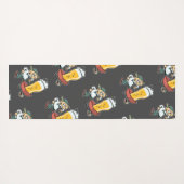 Gewitterter Yoga nach diesem einzigen Cartoon Yogamatte (Rückseite (Horizontal))