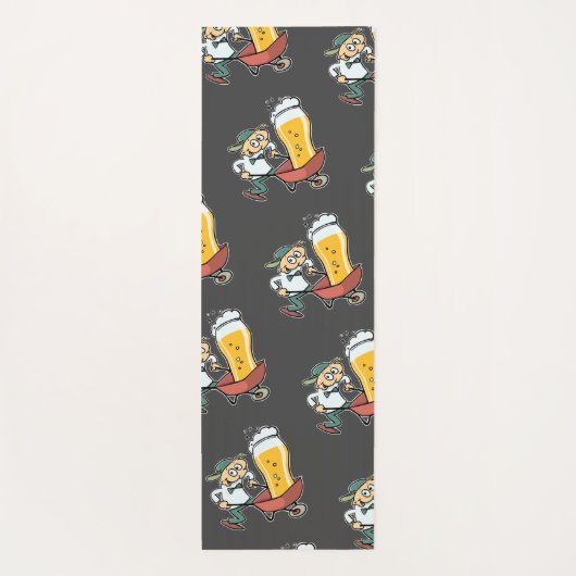 Gewitterter Yoga nach diesem einzigen Cartoon Yogamatte (Rückseite)