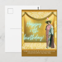 Gewittertes Altered Art 60. Geburtstag