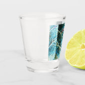 Gewittertes Kupferblättriger Thunder_Cove Schnapsglas (Links)
