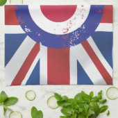 Gewittertes Mod Target auf Seideneffekt Unionskapp Küchentuch (Gefaltet)