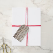 Gewittertes Stallholz Geschenkanhänger (Mit Garn)