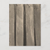 Gewittertes Stallholz Postkarte (Vorderseite)